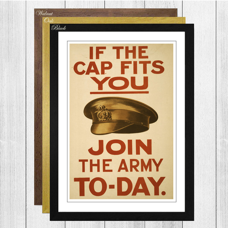 Single Picture Frame Print, Walnut
