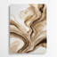 Aquarelle abstraite 48, art mural en métal beige-524103420