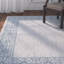 Tapis intérieur / extérieur gris clair / bleu sarcelle Turnham-77083278