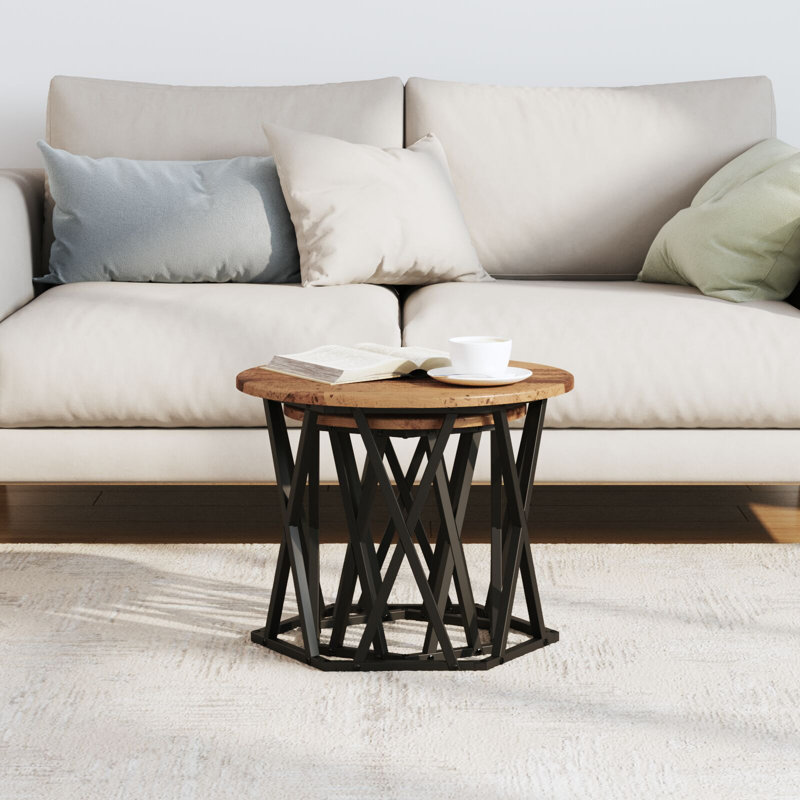 Coffee Table, Brown, 40cm H x 50cm W x 50cm D