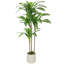 120cm Artificial Dracaena Tree with Bendable Trunks, Green Faux Potted Plant for Indoor Home Decor
