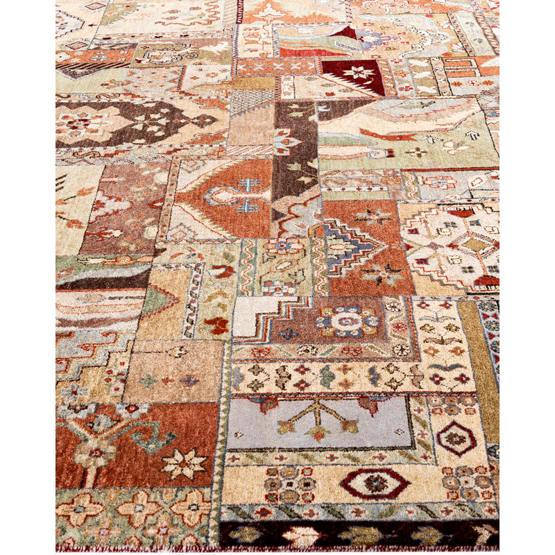 Overdyed One-of-a-Kind 8'3" x 10'3" Hand Knotted Area Rug