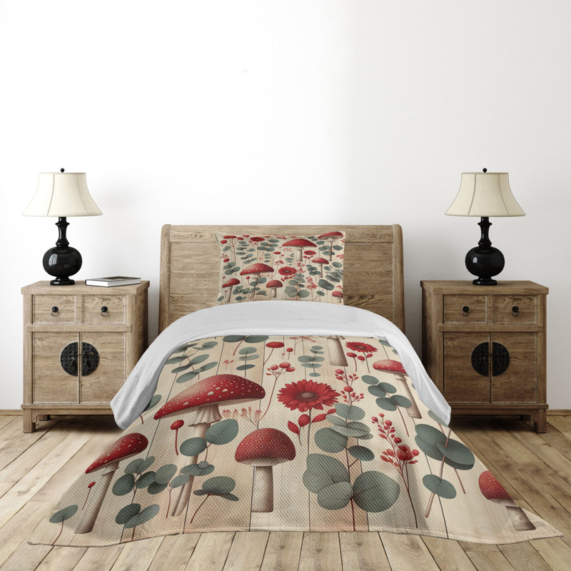 Polyester Coverlet, Twin Coverlet + 1 Standard Shams