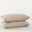 Taies d'oreiller 100% coton lavé MooMee-108202799-108202803