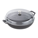 Cast Iron 3.59-qt Braiser with Glass Lid
