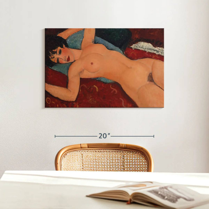 Nu Couche, 16" H x 24" W