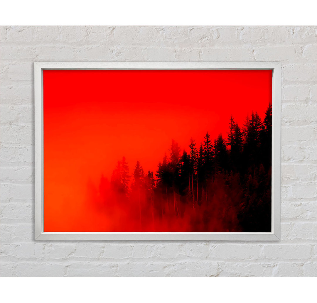 Red Mist Woodland - Druck