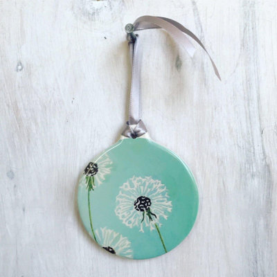 Ornement floral suspendu