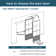 84" Glass and Metal Barn Door with Installation Hardware Kit (Include Soft-Close)