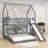 Sceinnker Kids Twin Over Full Bunk Bed-1006164956