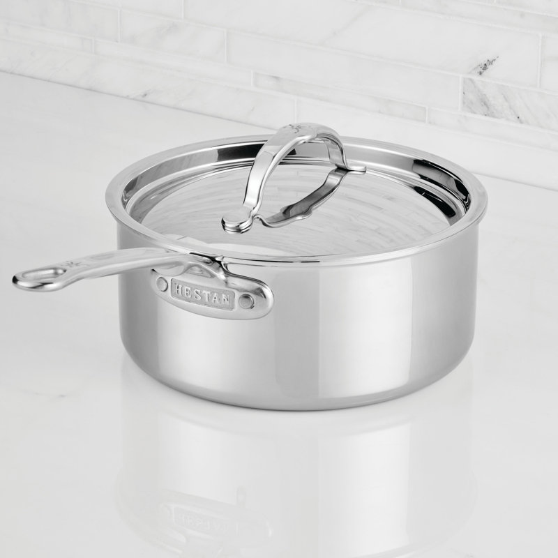 Probond® Luxe 2-quart Professional Clad Stainless Steel Saucepan With Lid, 3 quarts