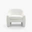 Fauteuil demi-tonneau rembourré Esly-1133026376