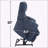 Dual Motor Electric Power Lift Recliner with Heat Massage and Infinite Positions-1790568690