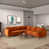 Velours orange est en rupture de stock