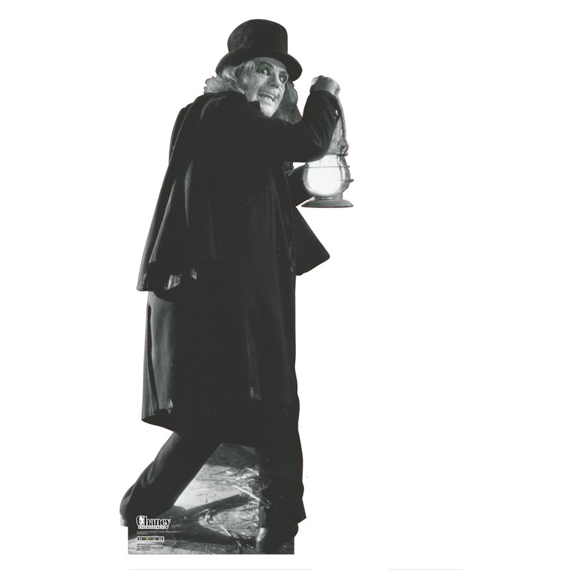 «London After Midnight» Vampire Lon Chaney en carton debout