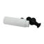 Vase de plancher décoratif en métal blanc et noir-133251311