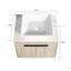 Ensemble de meuble-lavabo 24 po avec lavabo en céramique 24 po Modern Design-126528408