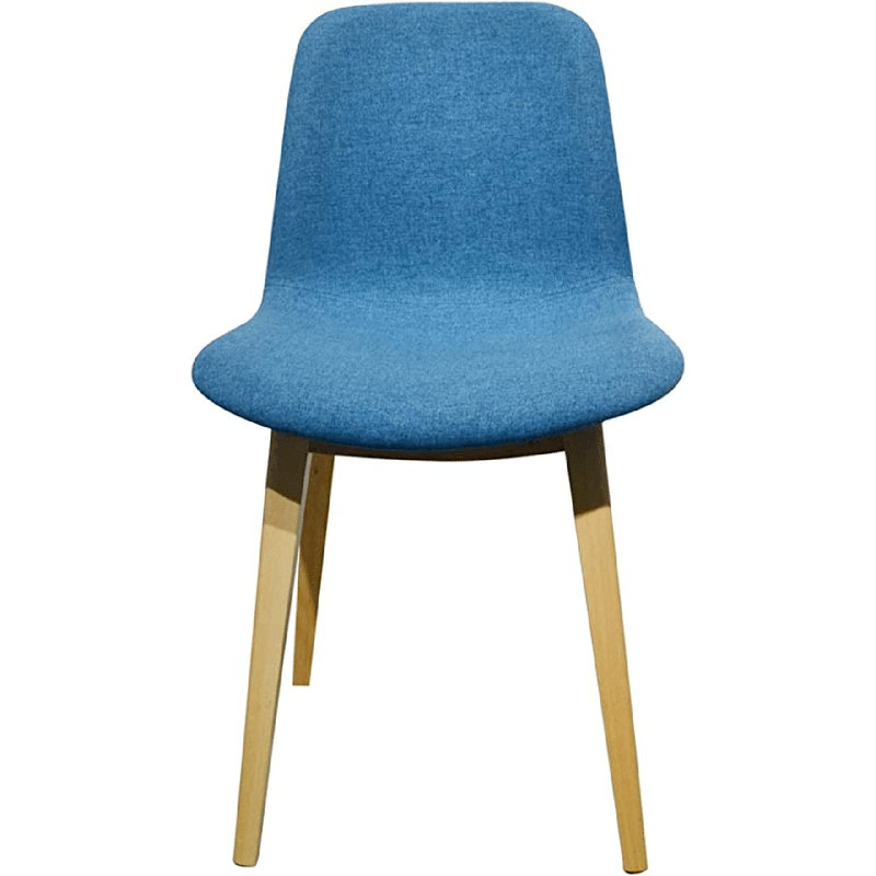 Chaise d'appoint en tissu Issamar, Bleu