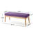 Ottoman Bench,Purple