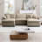 Oversized Modular Cushioned Sofa With Conversible Ottoman-115842505-106554204