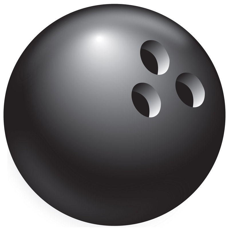 Découpe de boule de bowling - 13½ po - paquet de 24