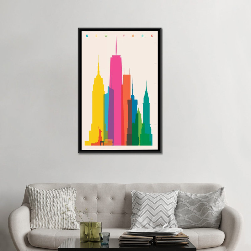 «By Yoni Alter», reproduction d'impression sur toile, H 48 po x l 32 po x P 1,5 po, Toile avec cadre noir
