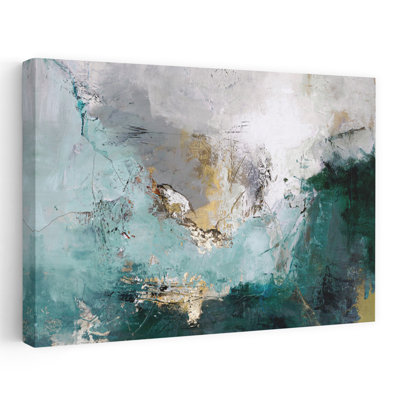 Arctic Green Variation Abstract Contemporary Art