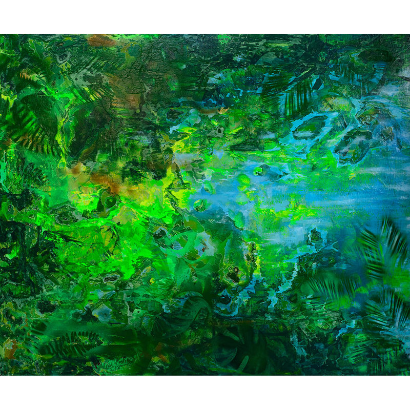 In Search Of Paradise Painting by JP Kilkenny, Image Brush Gel