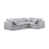 Grey Linen Textured Fabric