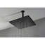 Pomme de douche 16 po noir mat-124900089