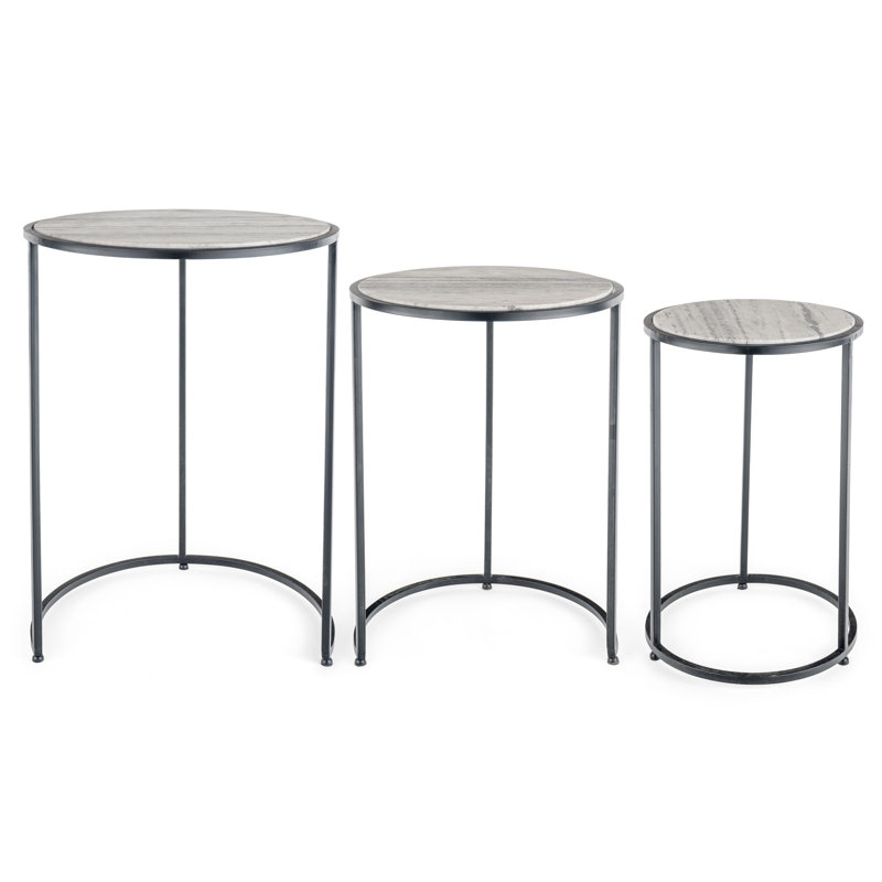 Stone Top Nesting Tables
