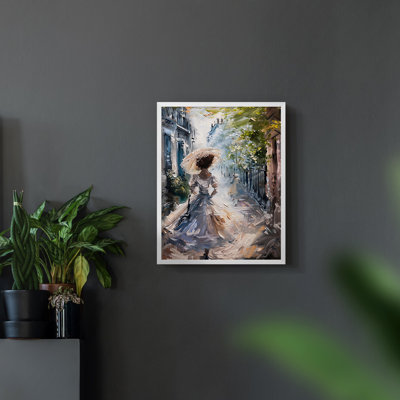 «WOMEN-VII», reproduction d'art encadrée - Prêt à accrocher