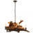 5 - Light Dimmable Sputnik Geometric Chandelier
