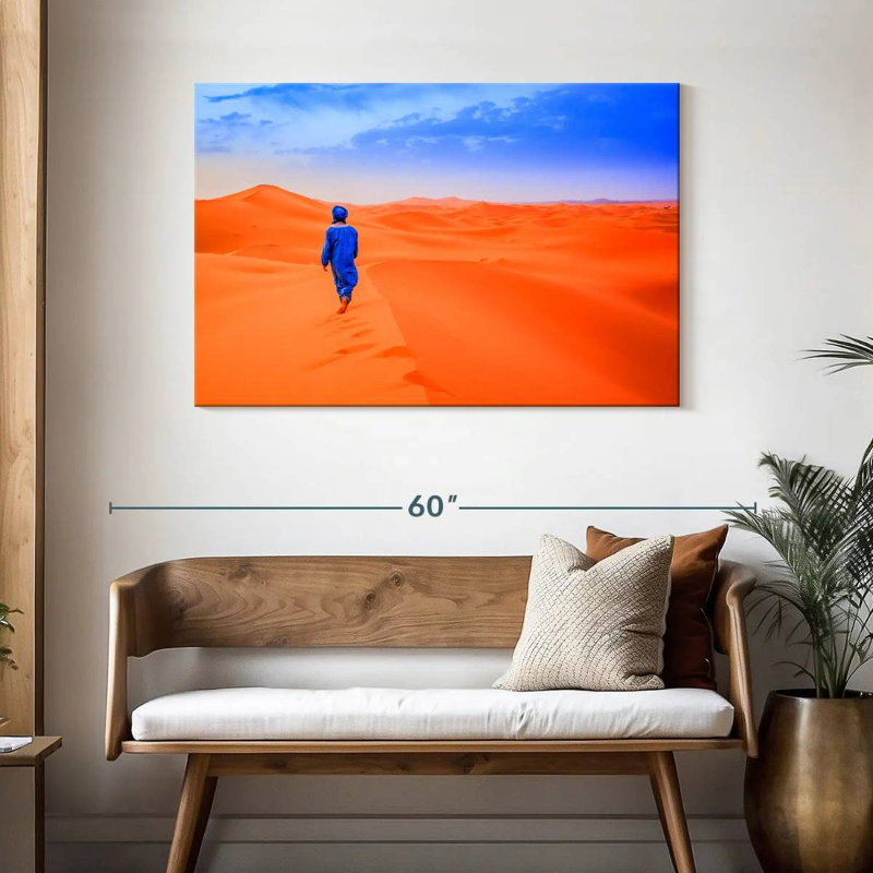 Nicci Berber In The Desert, 30'' H x 45'' W