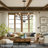 Modern Farmhouse 6-Light Chandelier, Matte Black, Industrial Candle Style, Adjustable Chain Mount, For Dining Room, Kitchen Island, Foyer & Living Room , E12/E14 Bulbs (Not Included)