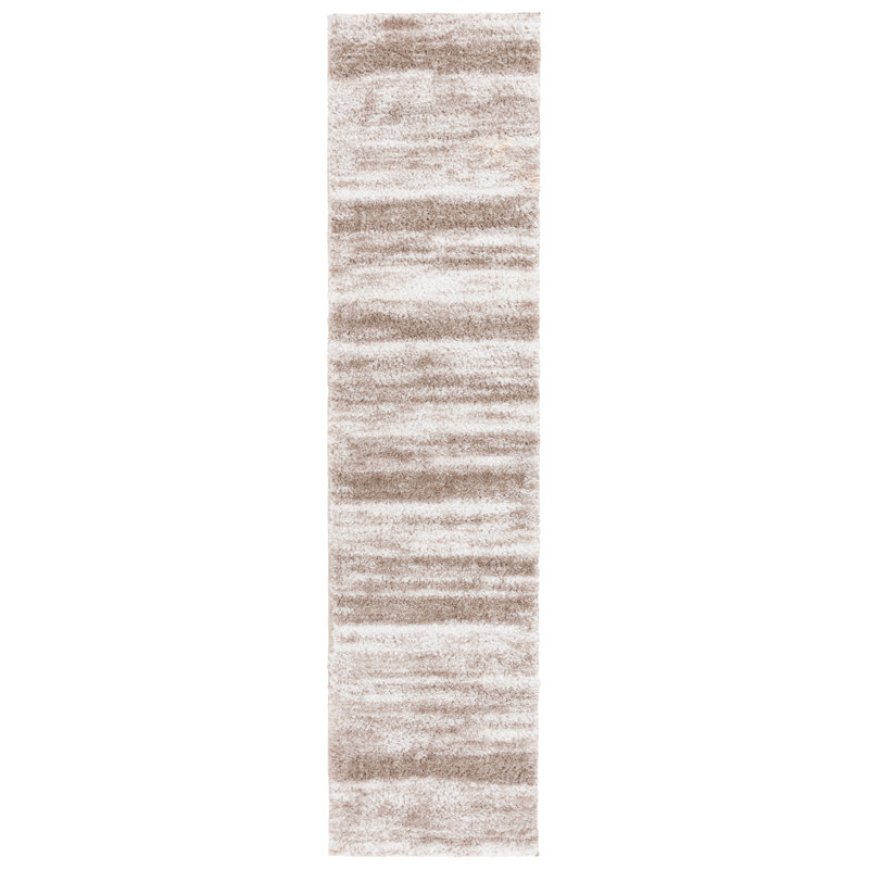 Nakos Penelope Shag Performance Abstract Rug, Runner 2' x 8'