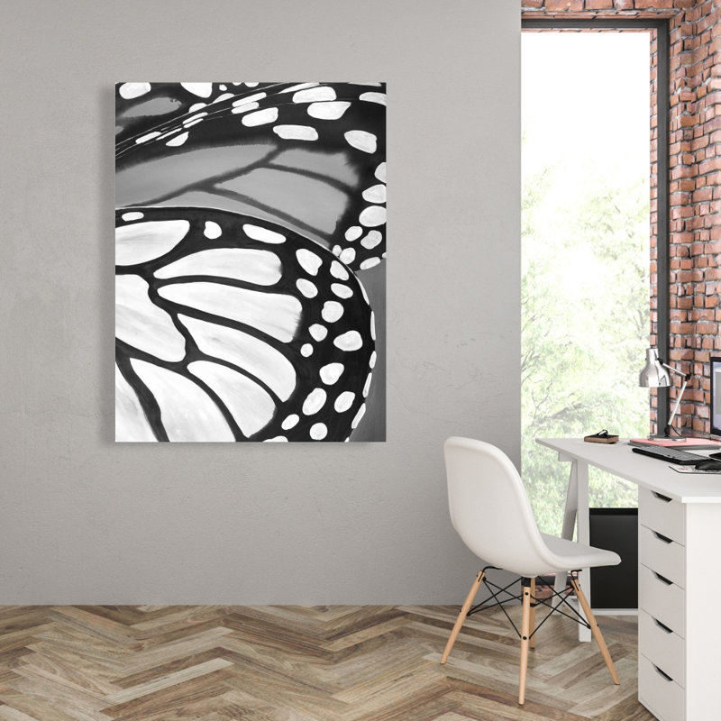 Butterfly Wings Closeup Canvas | Insect Animals Home Decor