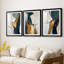 ABSTRACT Series DC XXXVII - Impression personnalisée de qualité supérieure avec passe-partout - 3 pièces-1970622145-1970622175