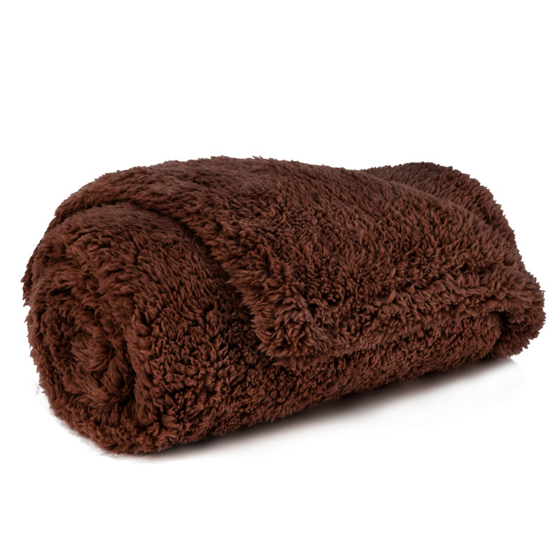 Molleton Sherpa, 24 po x 32 po, Brun