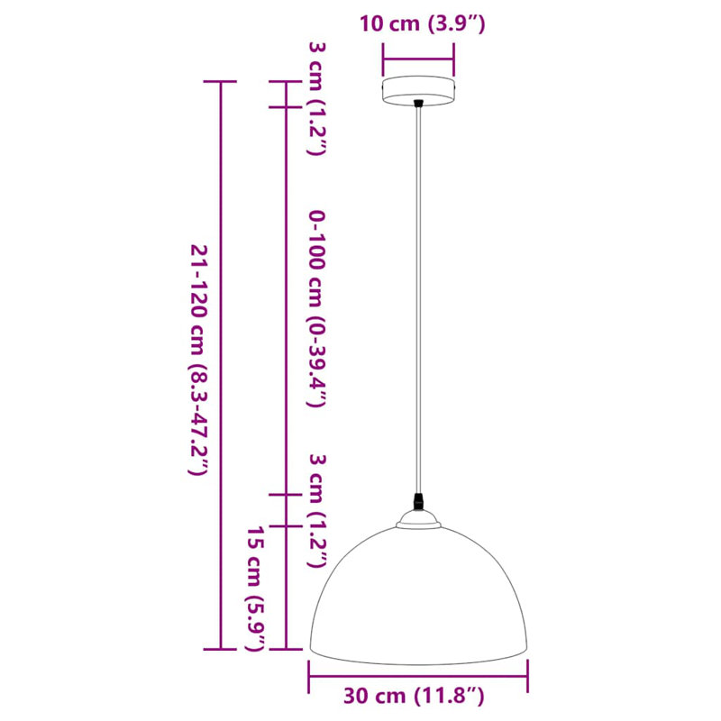 Biansco 2 - Light White Pendant