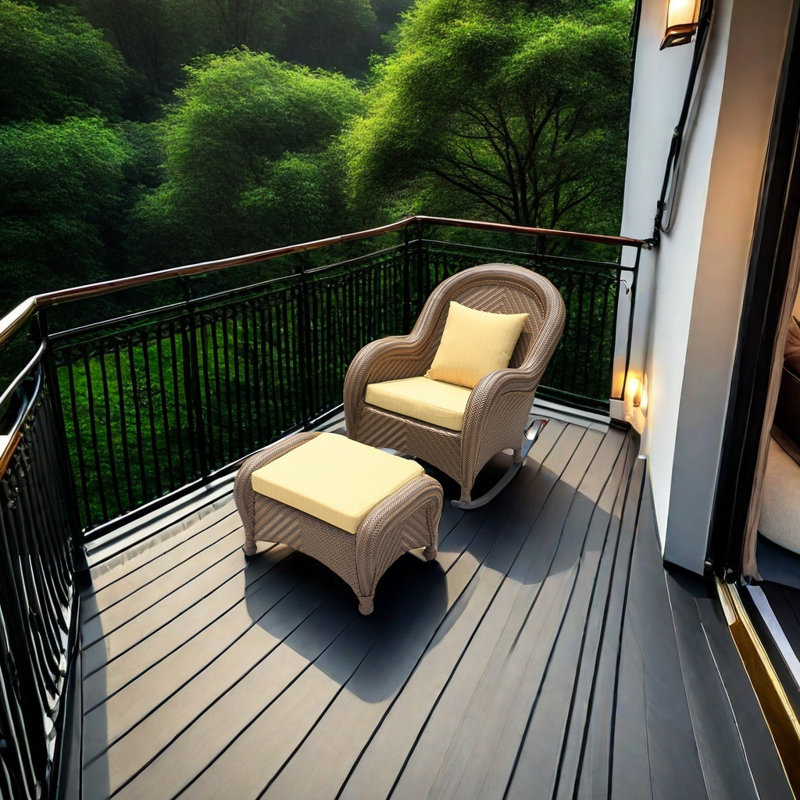Creative home balcony lazy casual rocking chair