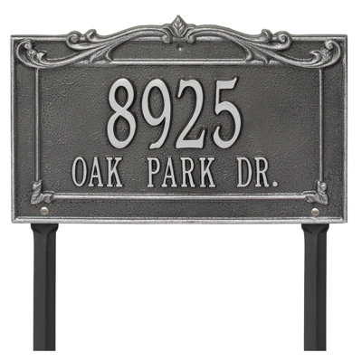 Signature Series 2-Line Lawn Address Sign