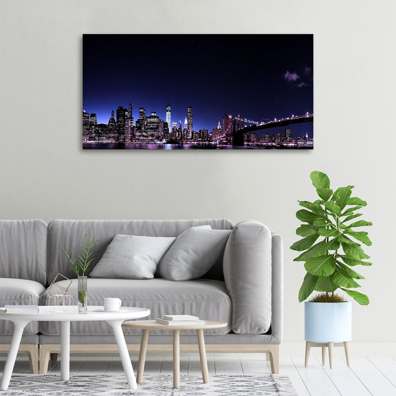 Brooklyn Bridge - No Frame Print on Canvas