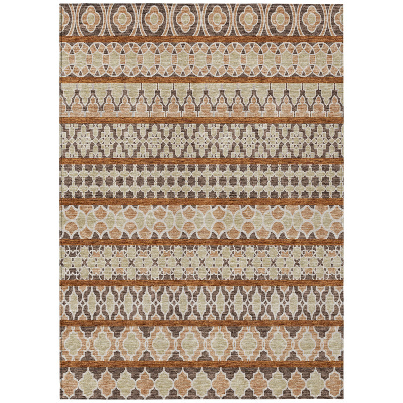 Tapis intérieur / extérieur lavable quadrilobe 8 pi x 10 pi