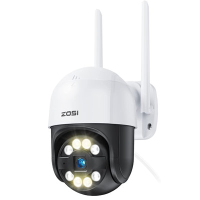 C289 1080P WIFI 355Â°PTZ Security IP camera Outdoor Plug-in with 2-Way Talk, AI Human Detection -  ZOSI, 1NC-2892J-W-US-A10