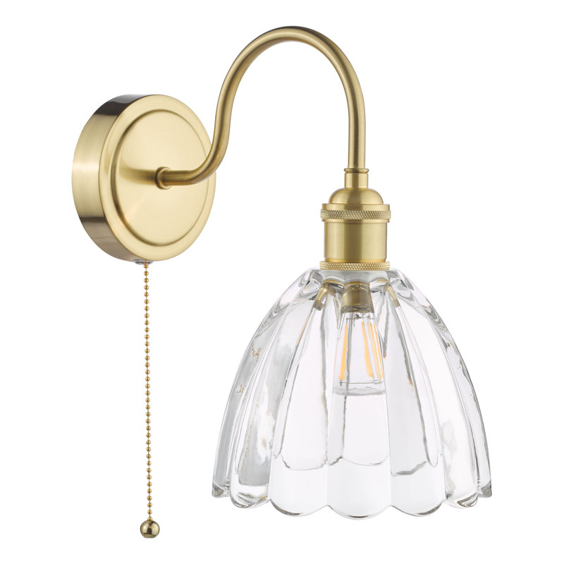 Wall Light, Natural Brass