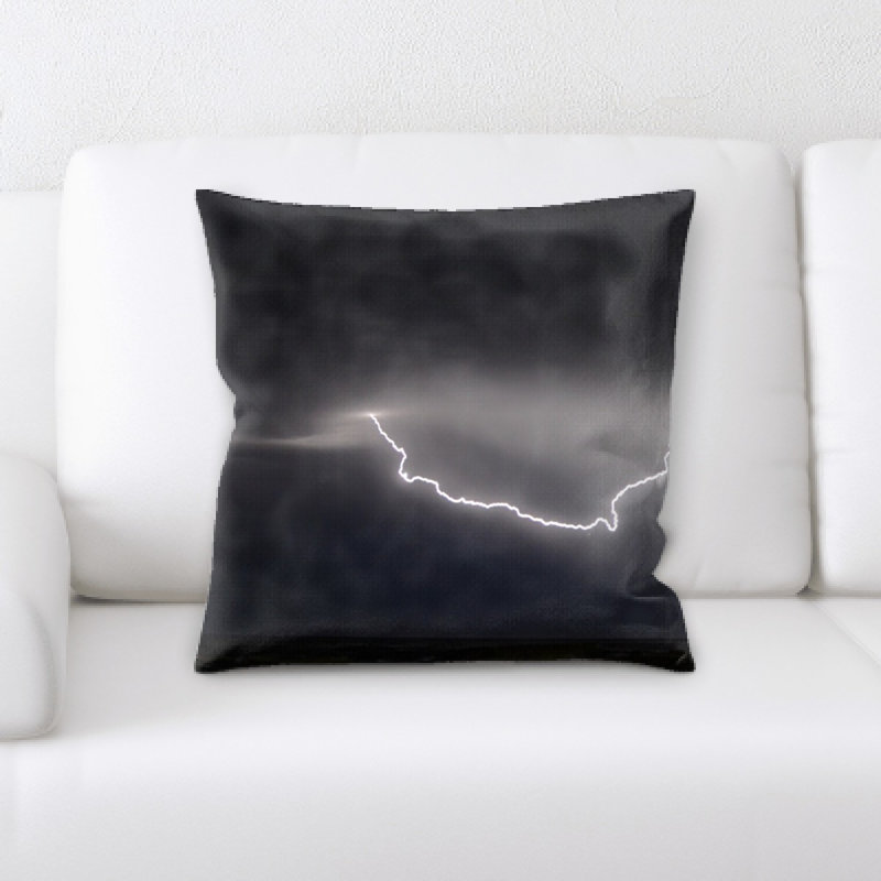 Coussin en jeté thunderbolt