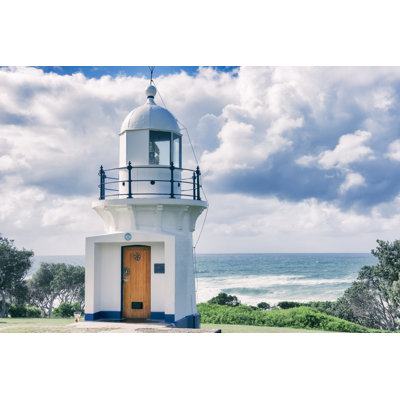 Ballina Lighthouse by RobertDowner - Wrapped Canvas Print