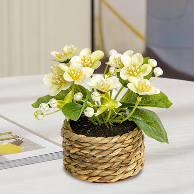  Fleurs artificielles en soie artificielle pour jardin