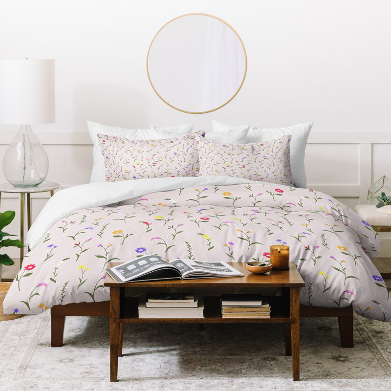 Traditional Floral Duvet Cover, Twin Duvet Cover